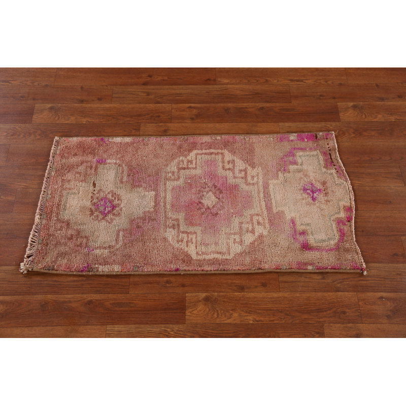 Tapis oriental tribal en laine Anatolian