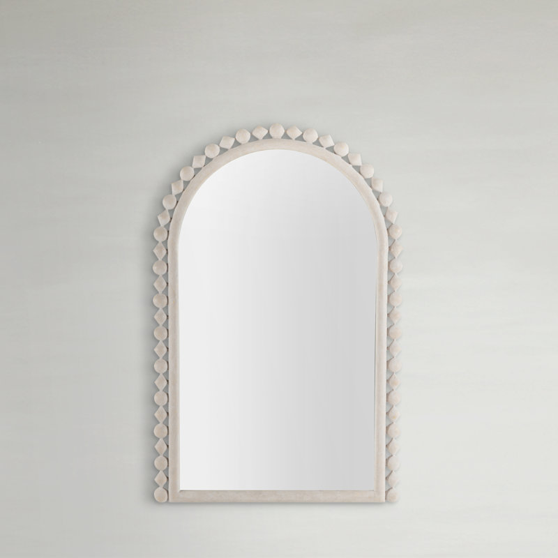 Belle Mirror - Small, 37" x 27.75", Cream