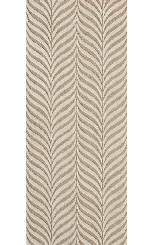 Bowers Hand Tufted Wool Geometric Rug, Runner 2'3" x 7'