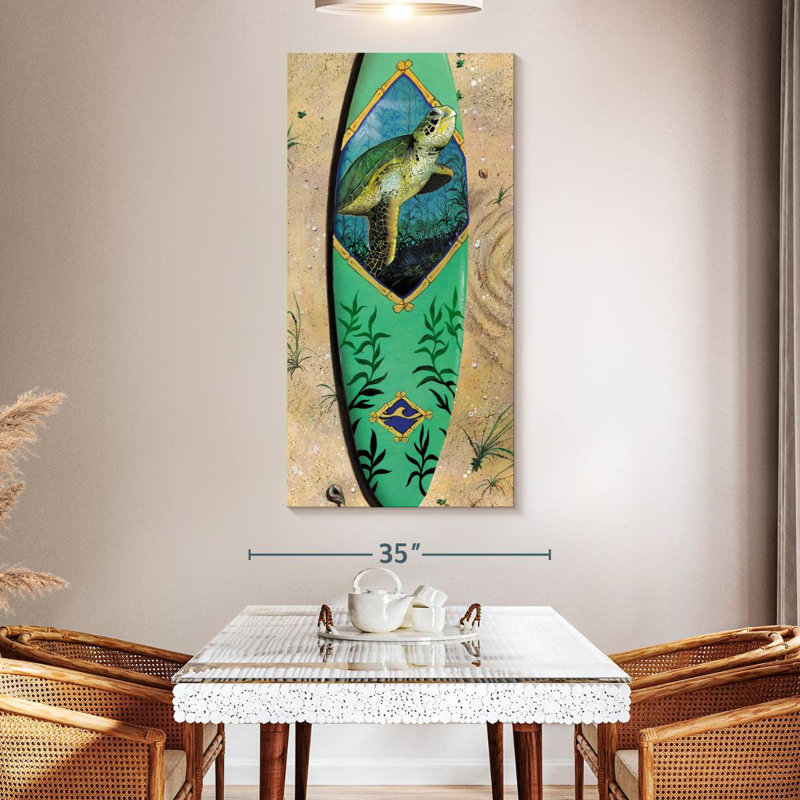 Turtle Board, 54" H x 27" W