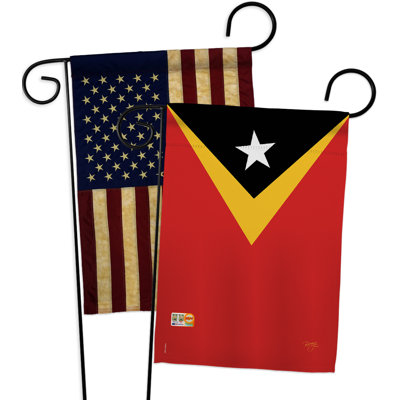 Double Sided 18.5'' H x 13'' W Polyester Garden Flag