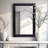 Wood Square Wall Mirror Decorative Mirror for Bathroom Livingroom-625711053