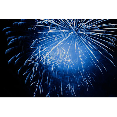 Blue Fireworks Explosion by Sharply_Done