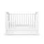Snowdon 4 in 1 Mini Cot Bed and Fibre Mattress  - White