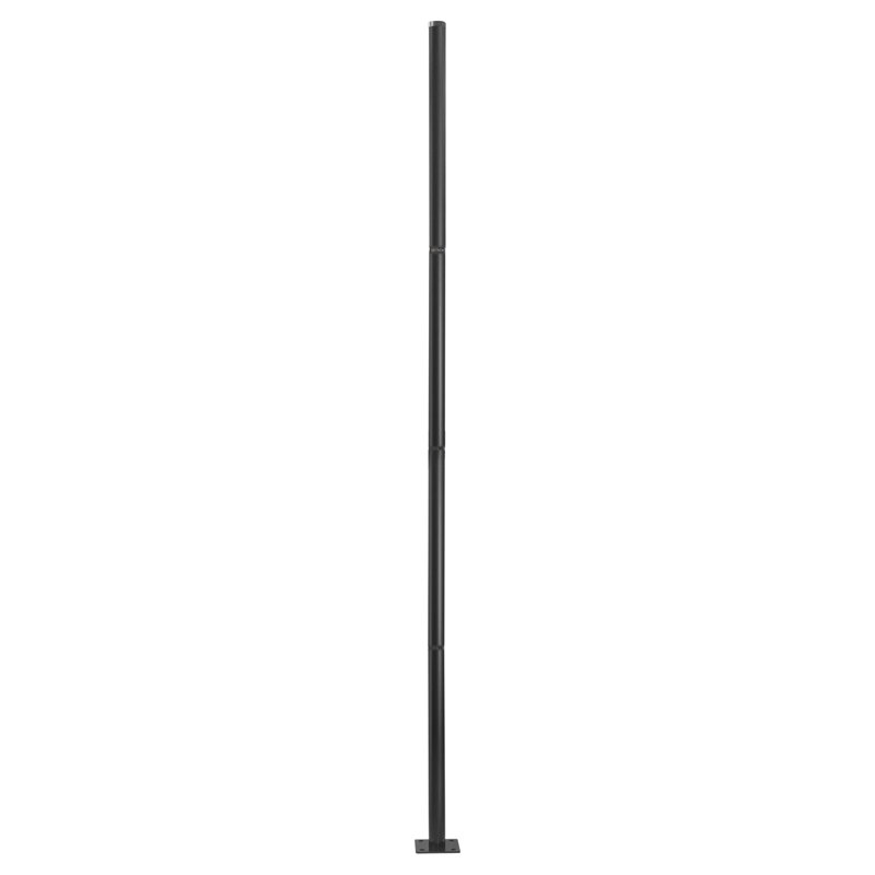 Street Light Pole Lamp Post Outdoor Street Courtyard Parking Lot Lighting Post, 157.48" H x 7.87" W x 7.87" D