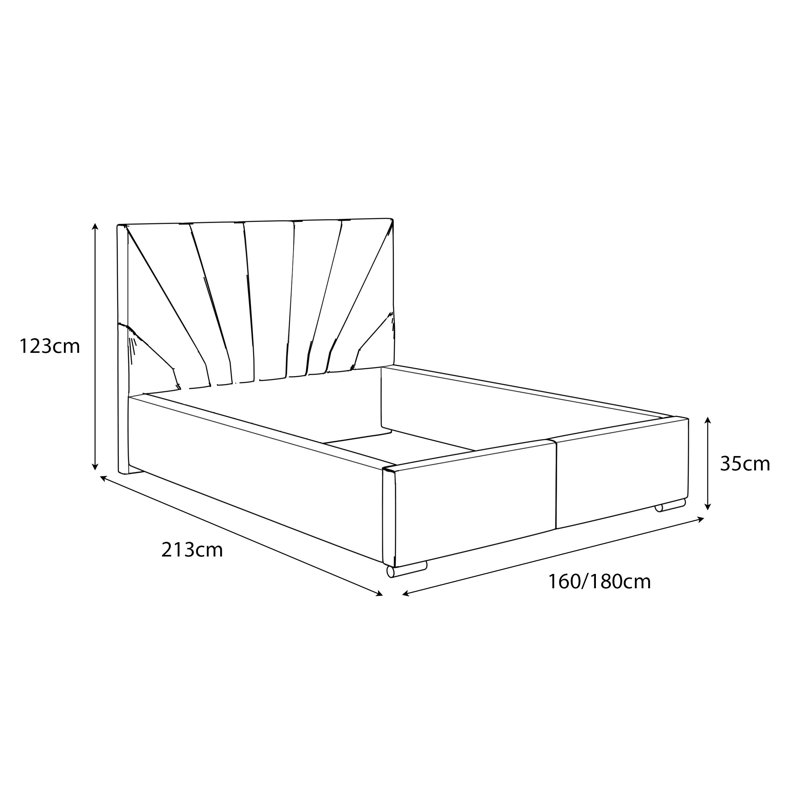 Maeystown Upholstered Ottoman Storage Bed, 160 x 200cm, Chocolate