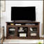 Meuble télé contemporain pour meuble télé pour téléviseur de 65 ans ou moins avec rangement ouvert et fermé, 60 W * 15,75 P * 29 H
