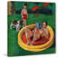 « pataugeuse pool » par amos sewell, reproduction d’art sur toile tendue-15880208
