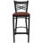 Cyrille Upholstered Counter Stool with Metal Frame-49570816