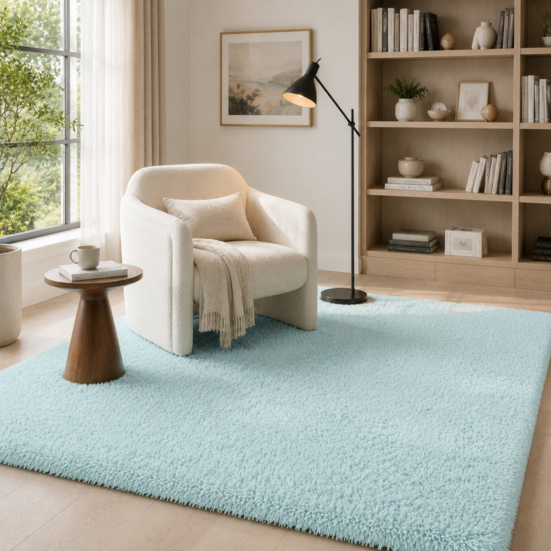 Large Shag Rugs for Bedroom Living Room Decor, Tie Dyed Soft Fluffy Furry Area Rug for Indoor Floor, Aesthetic Carpet for Home Decor