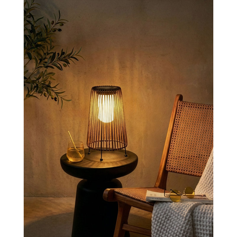 SEMLIKI Integrated LED Outdoor Lantern, 35cm H x 20cm W x 20cm D