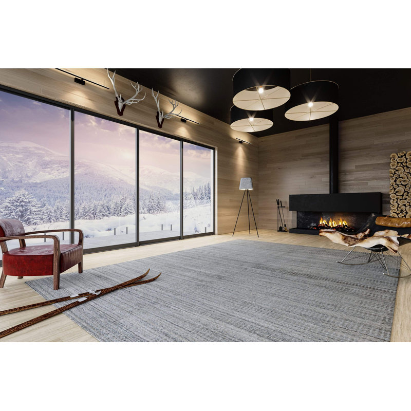 Pure Textures Area Rug in Blue, Rectangle 12' x 16'