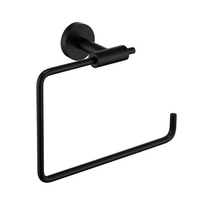 Porte-serviettes mural en acier inoxydable