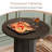 39.4" H Round Dining Table, Small Kitchen Bar Table with Footrest for  Dining Room, Pub, Bar-1772202713