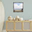 «Soft Clouds Over Beach», art mural encadré par Melissa Wang-475585633-475585634