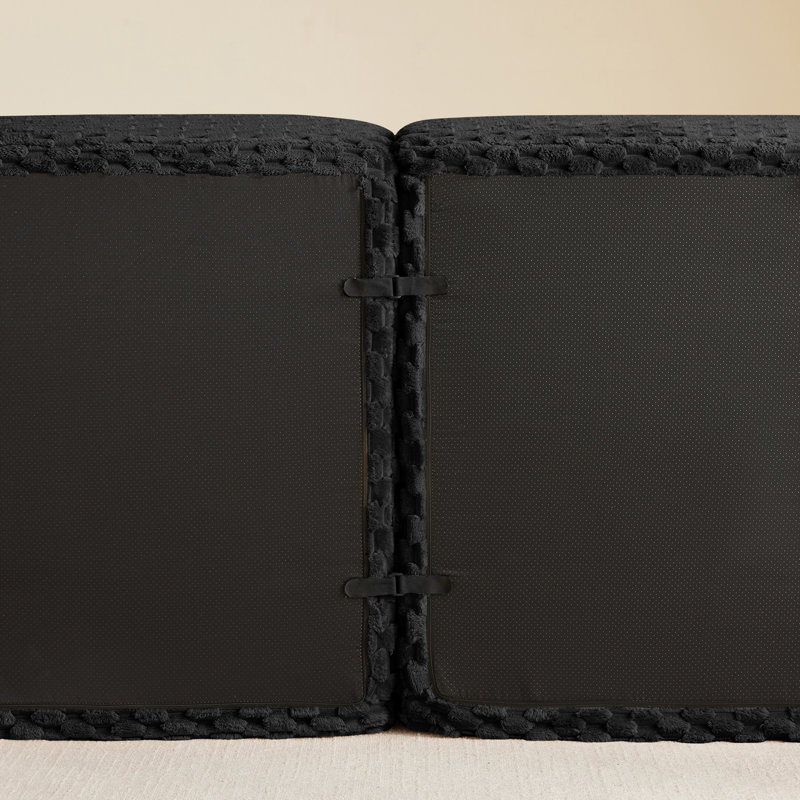 82 Inch Modern Modular Sectional Sofa With Flannelette Fabric, Deep Seating, Buckle Connection, And No Assembly Required