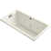 Tea-for-Two 66-In x 36-In Drop-in/Undermount Whirlpool Bath with Reversible Drain