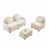 Ourson blanc et beige