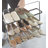 Yamazaki Home Shoe Rack, Wide, Short, Steel, Short, Holds 6 to 9 shoes, Handles-1974696881