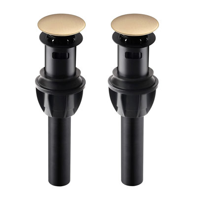 Drain Stopper Bathroom Sink Drain with Overflow
