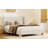 Velvet Bed with Round Wooden Legs-376806554-376806535