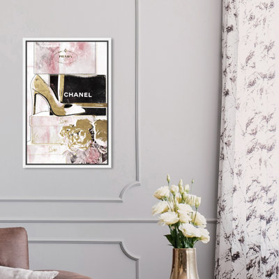 " Luxury Stacked Shoes Rose "