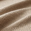 Canapé-lit à 2 places en tissu Boucle avec accoudoirs en forme de coquillage distinctif, repose-pieds amovible et pieds cylindriques pour une assise confortable-863319570