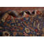 Tapis unique en coton 15 pi 9 po x 7 pi 11 po Thaiden Bleu marine et bleus