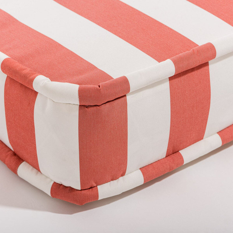 Outdoor Lounge Chair Cushion, Red