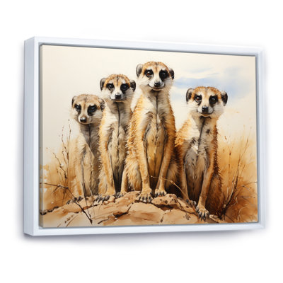 Impression sur toile, "Afrique suricate"