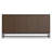 Banting 72 inch Wide Solid Wood 4 Door Sideboard Buffet in Walnut Brown