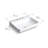 Vox Vitreous China Rectangular Vessel Bathroom Sink with Overflow-101827858-115248198