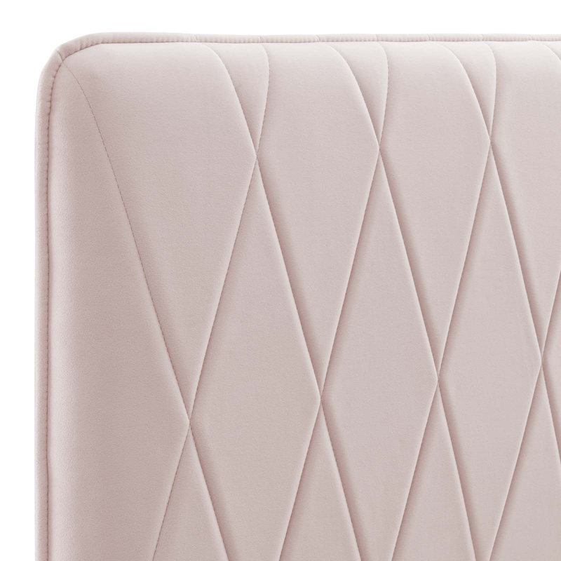 Modway Leila Performance Velvet King/California King Headboard, Pink