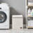 Corduroy Collapsible Laundry Hamper with Lid -1364900376