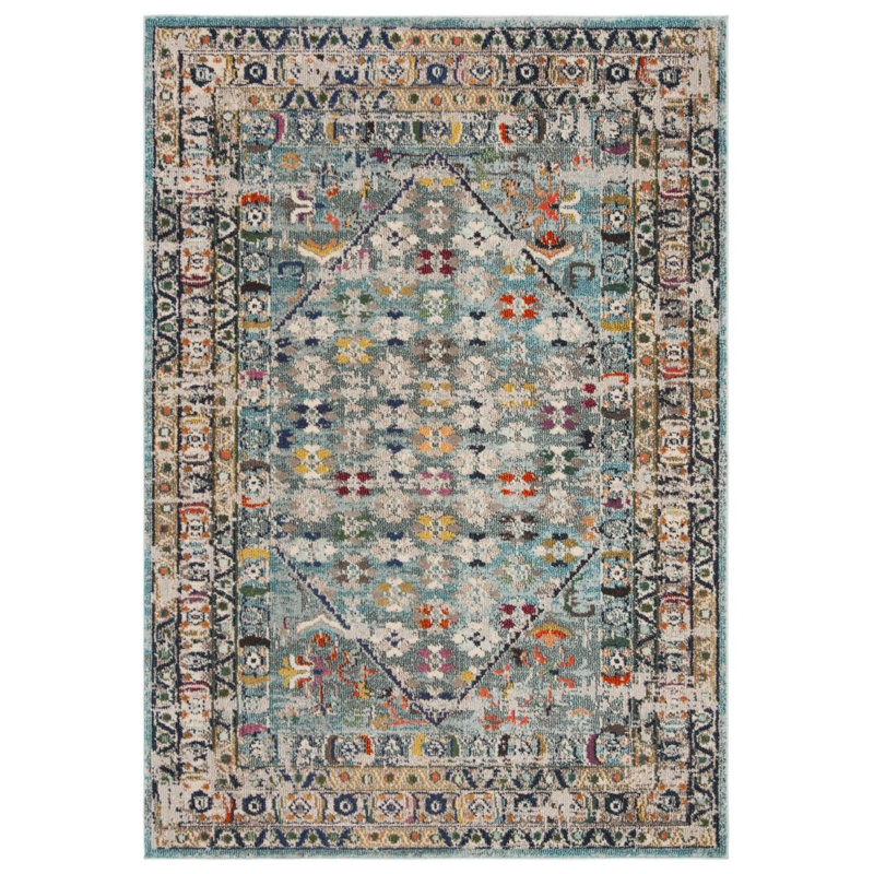 Mcbroom Oriental Area Rug, Rectangle 201 x 279cm