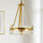 2 - Light Modern Shaded Drum Chandelier , Adjustable Height Pendant Light For Dining Room, Living Room, Foyer