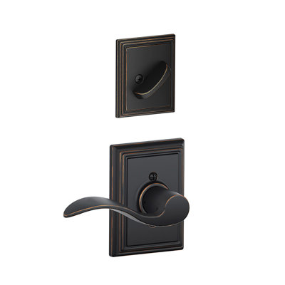 Addison Single Cylinder Interior Lever Set