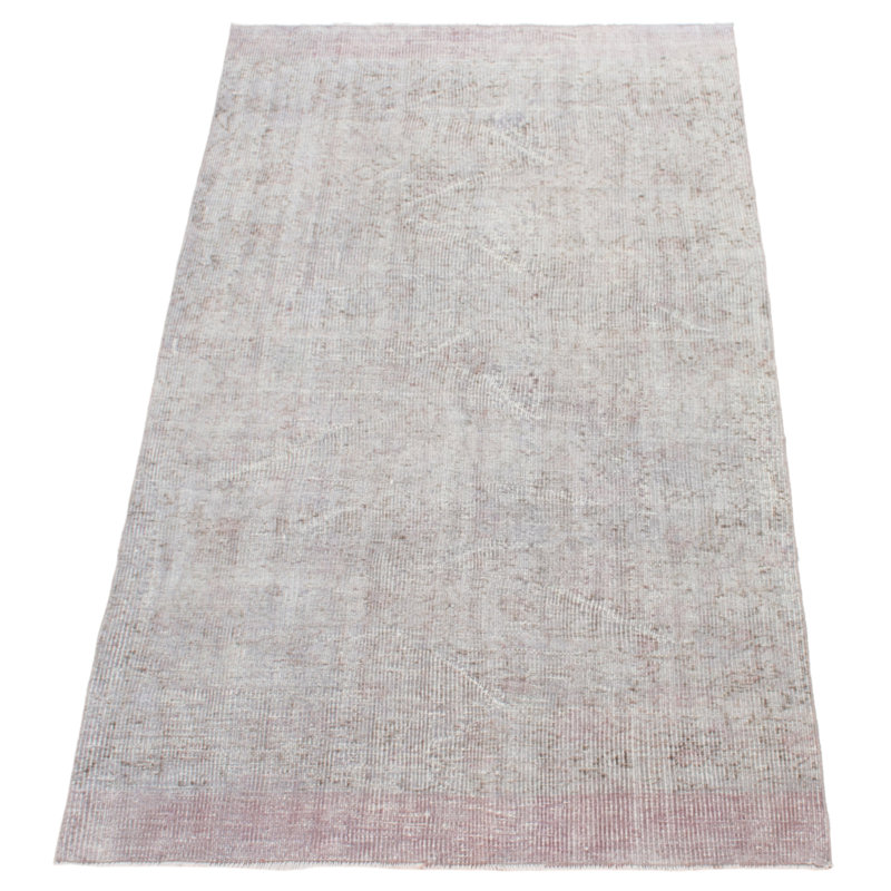 Tapis gris clair à transition de couleur 4 pi 9 po x 8 pi 2 po