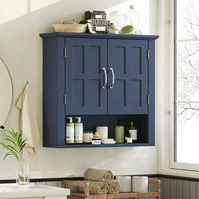 Bathroom Wall Storage Cabinet, Multi -Functional Wall Mounted Cabinet With Adjustable Shelves, Medicine Cabinet For Laundry Room & Kitchen & Living Room
