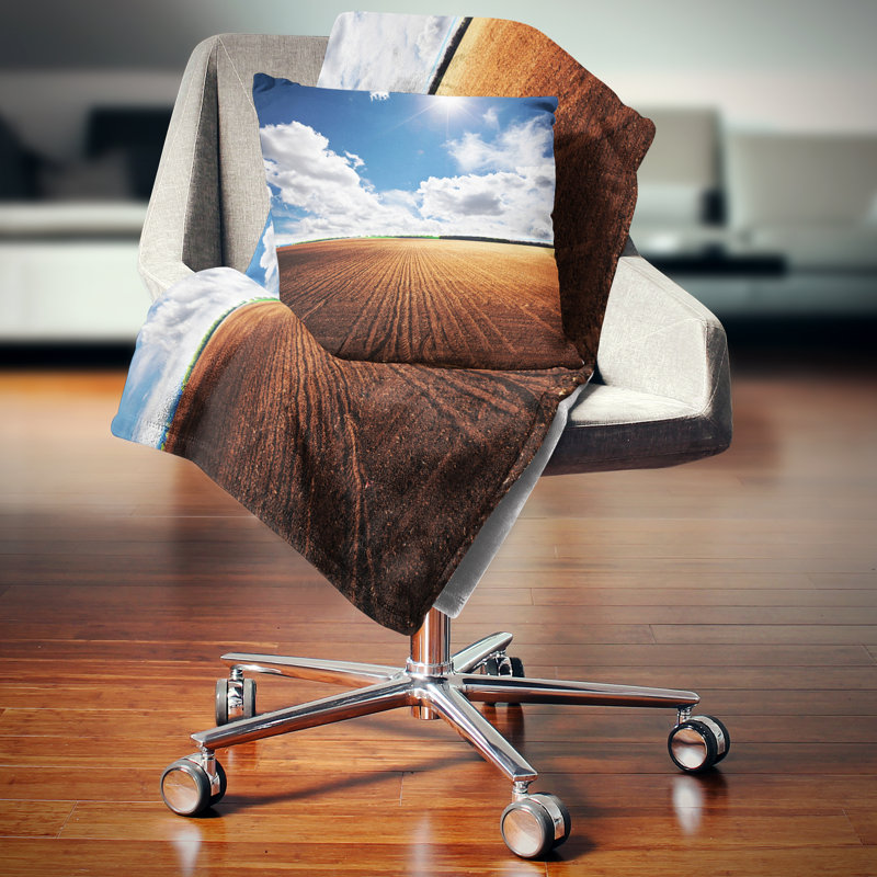Coussin Designart, Carré 18 po x 18 po