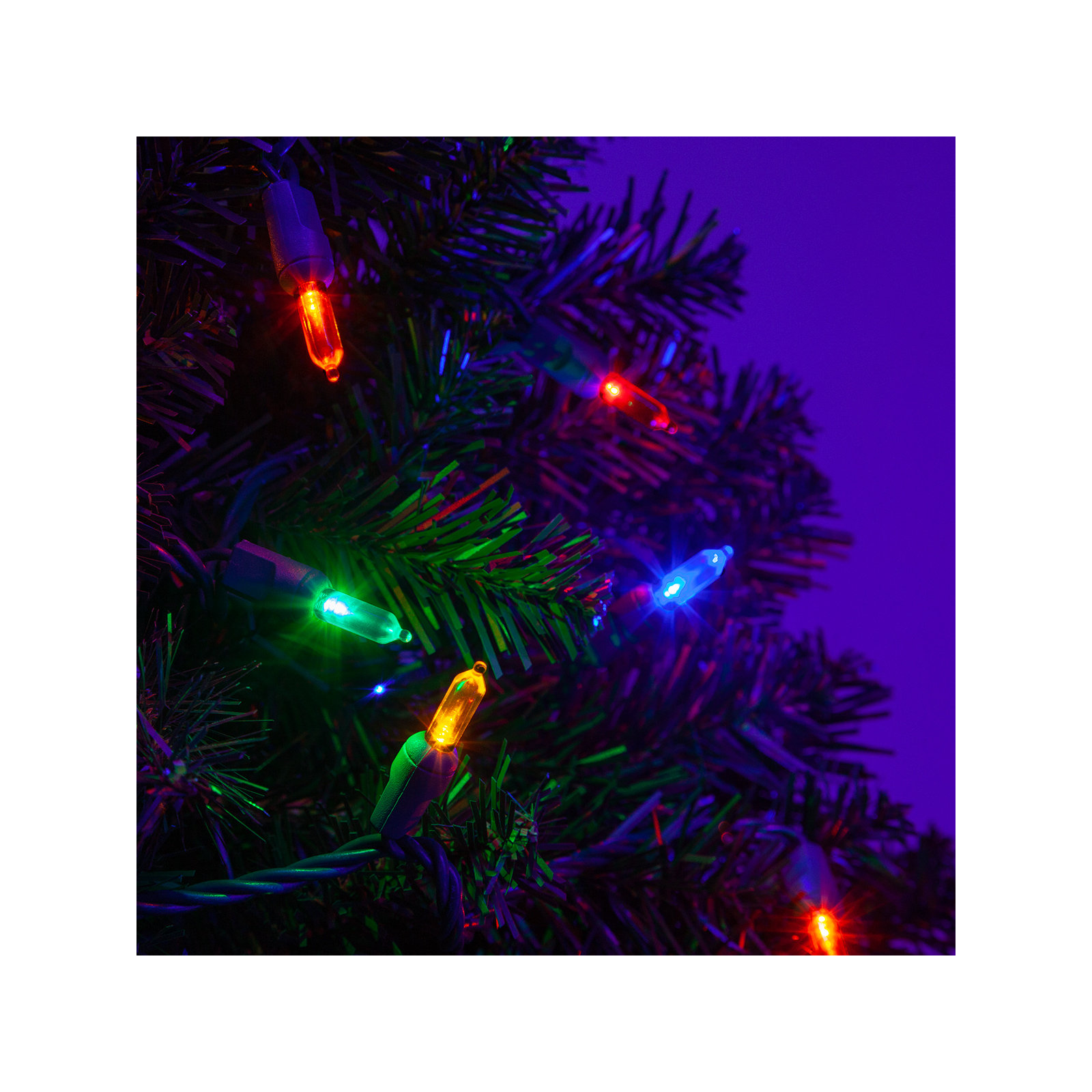 306'' LED String Lights, Blue/Red/Green