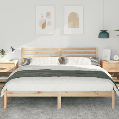 Solid Wood Bed