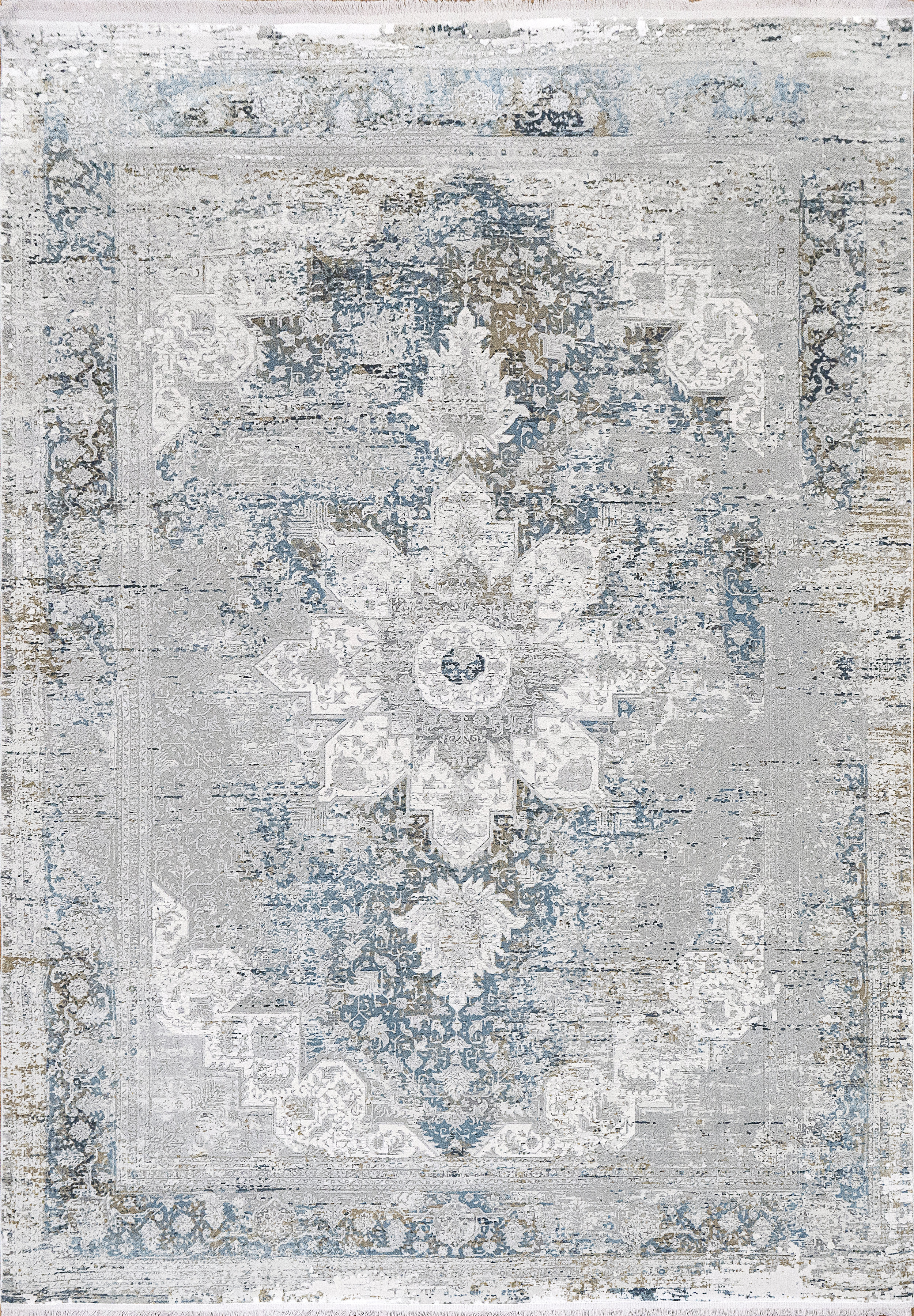 Ophelia & Co. Kaelyn Oriental Gray/Blue Area Rug | Wayfair