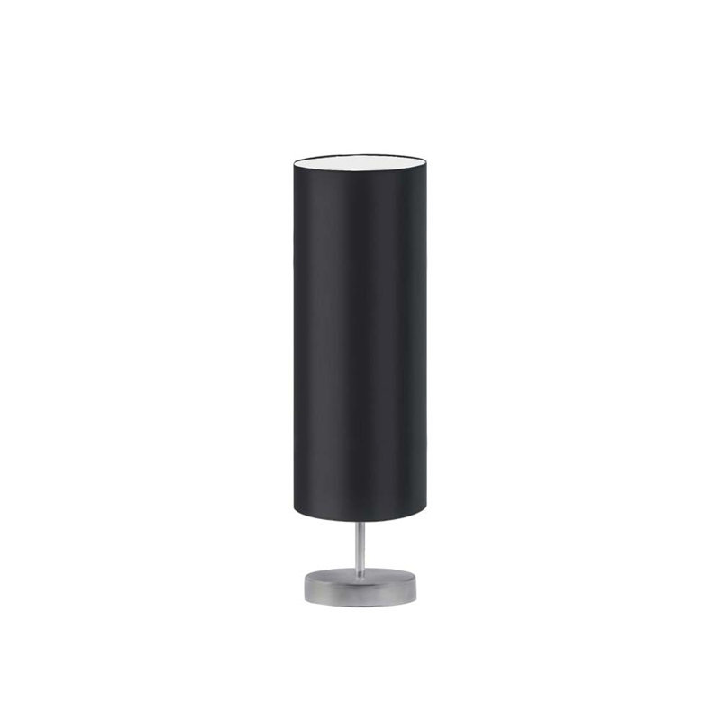 Sydney Metal Table Lamp, Silver, Black
