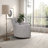 Lawson Swivel Glider Suede Recliner Chair