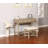 Crosstown Makeup Vanity Set with Stool
