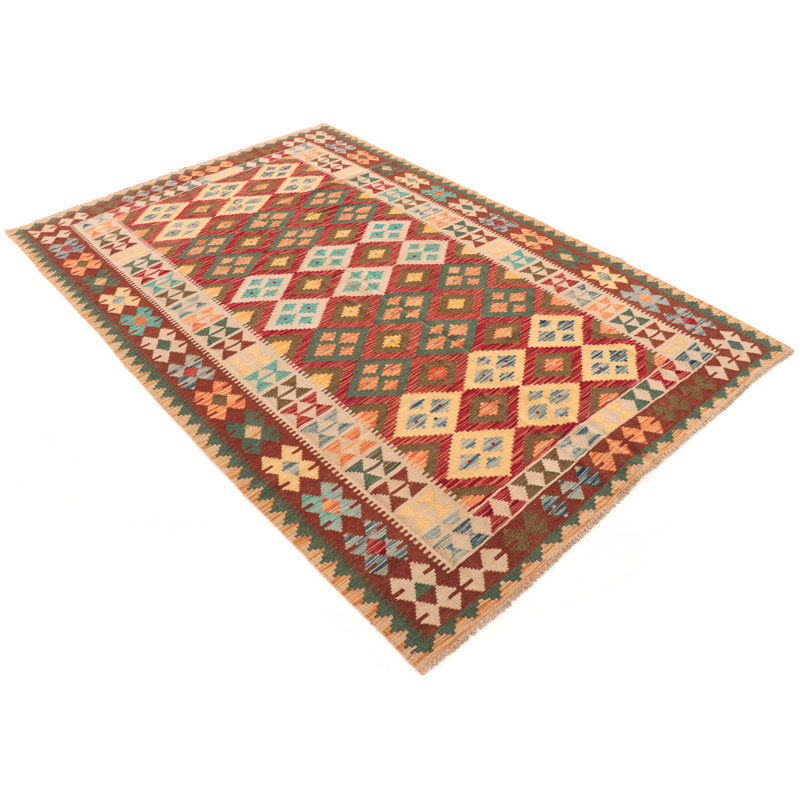 Southwestern Wool Hand Woven 165cm X 243cm Area Rug