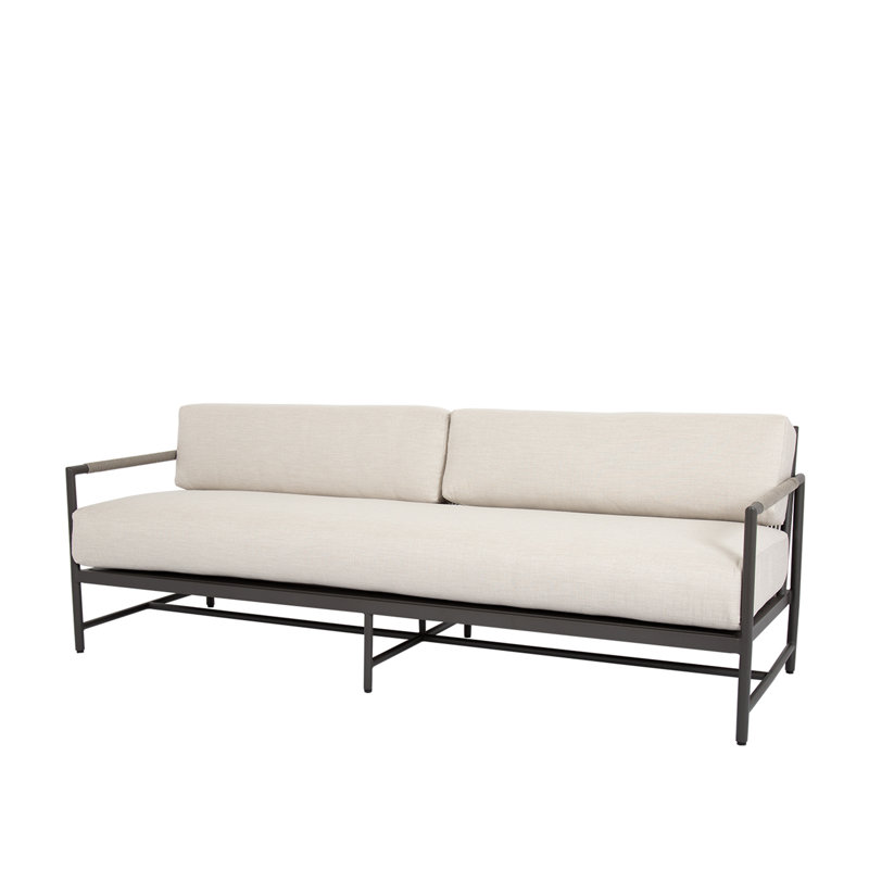 Pietra Outdoor 3 - Seat Patio Sofa, Echo Ash Sunbrella®