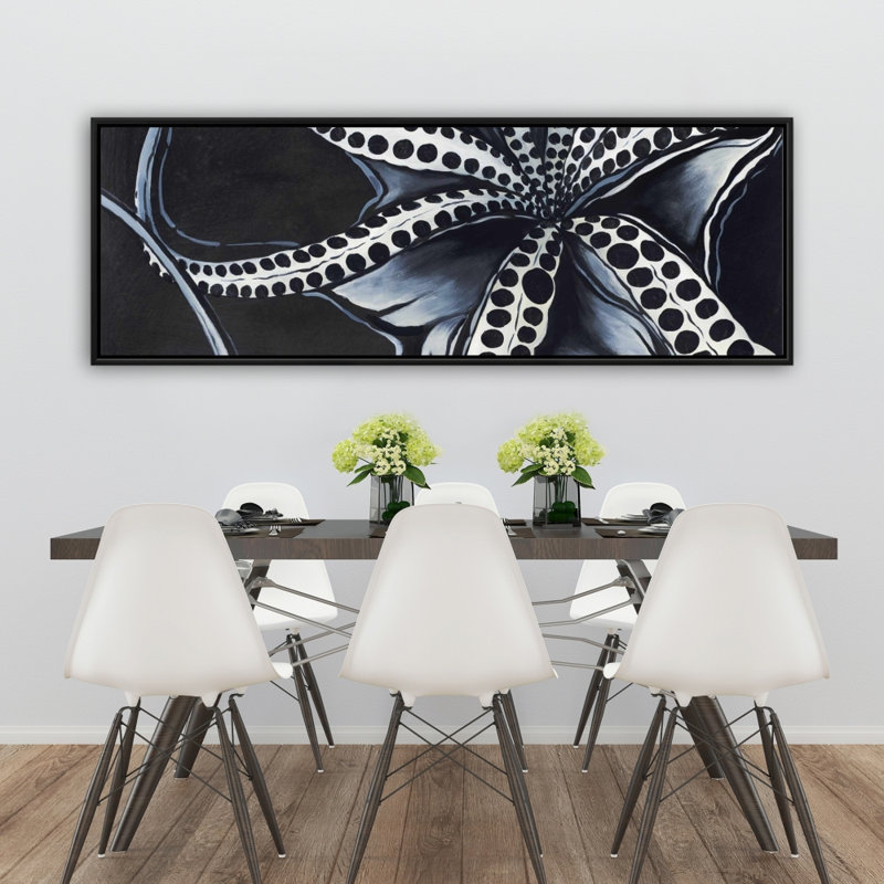 Octopus tentacule, reproduction sur toile, H 20 po x l 60 po
