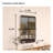 Yexee 20 in. W x 30 in. H Rectangular Framed Adjustable Tilt Wall-mounted Bathroom Vanity Mirror in Chrome-2039501204-2039501205